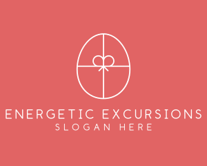 Egg Ribbon Gift logo design