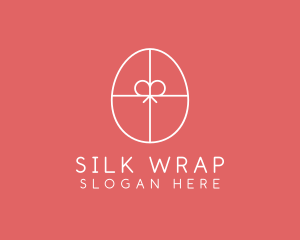 Egg Ribbon Gift logo design