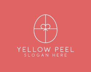 Egg Ribbon Gift logo design