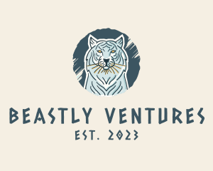 Tiger Beast Animal logo design