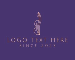 Cello - Elegant Cielo Instrument logo design