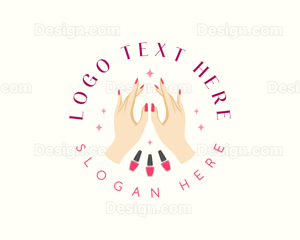 Nail Polish Salon Logo