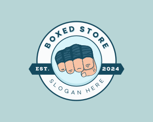 Hand Wrap Boxing logo design