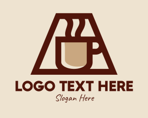 Hot Steam Coffee Mug  logo