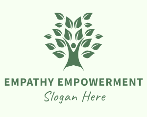 Therapist Human Tree logo design