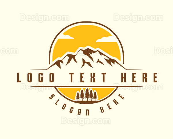 Mountain Forest Camper Logo