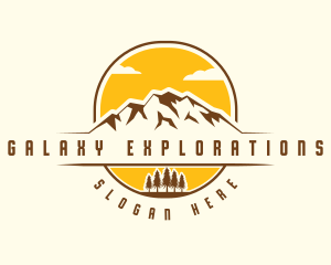 Mountain Forest Camper logo design