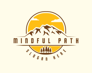 Mountain Forest Camper logo design