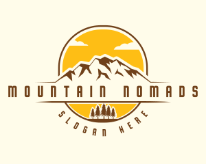 Mountain Forest Camper logo design