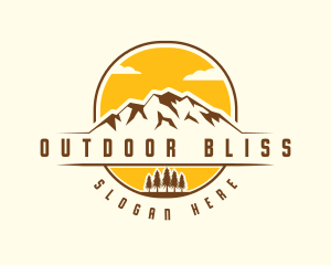 Mountain Forest Camper logo design