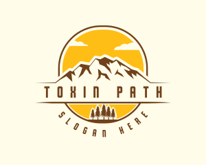 Mountain Forest Camper logo design