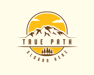 Mountain Forest Camper logo design