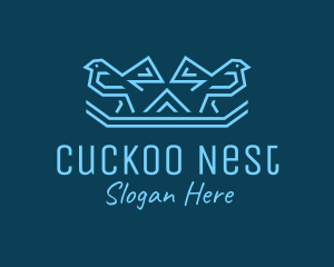 Blue Birds Nest logo design