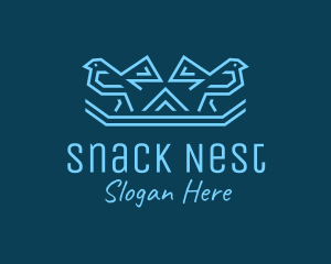 Blue Birds Nest logo design