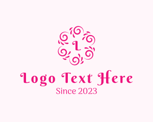 Feminine Swirl Pattern Decoration logo