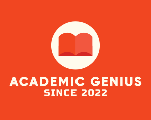 Orange Learning Book logo design