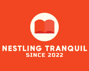 Orange Learning Book logo design