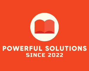 Orange Learning Book logo design