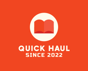 Orange Learning Book logo design