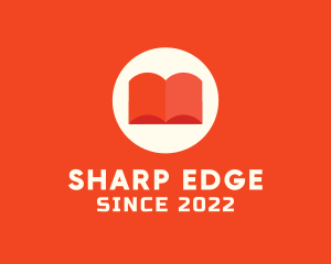 Orange Learning Book logo design