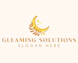 Moon Shiny Gardening logo design