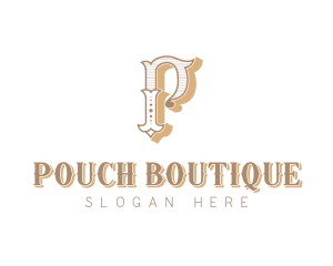 Elegant Boutique Letter P logo design