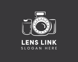 Digital Camera Lens logo design