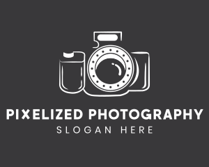 Digital Camera Lens logo design