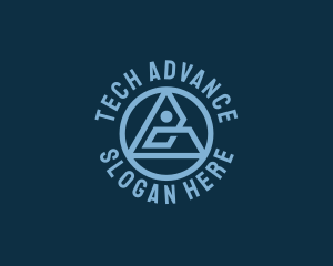 Abstract Tech Symbol logo design