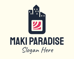 City Sushi Restaurant Bar logo design