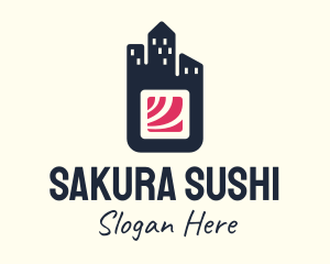 City Sushi Restaurant Bar logo design