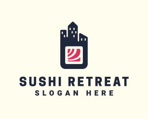 City Sushi Restaurant Bar logo design