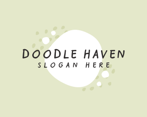 Doodle Blob Business logo design