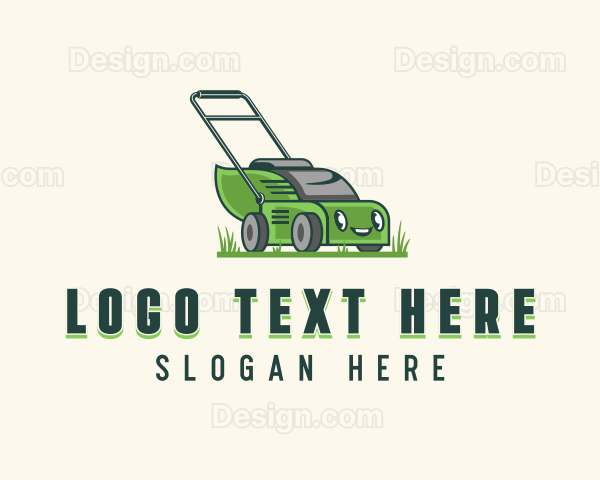 Gardening Landscaper Lawnmower Logo