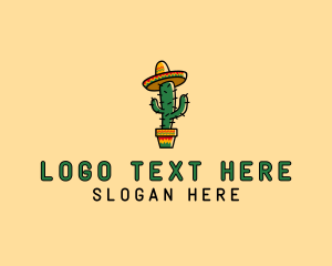 Mexican Desert Cactus logo