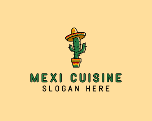 Mexican Desert Cactus logo design