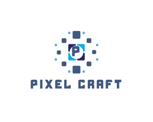 Tile Tech Pixel logo design