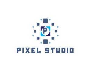 Tile Tech Pixel logo design