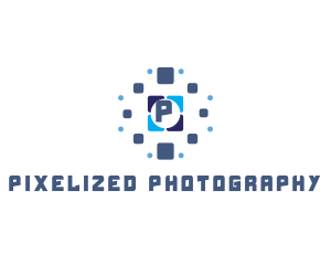 Tile Tech Pixel logo design