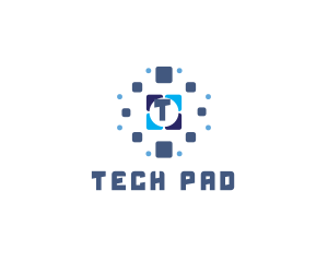 Tile Tech Pixel logo design