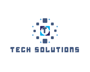 Tile Tech Pixel logo design