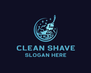 House Cleaning Sanitation logo design