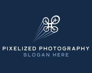 Flying Drone Tech logo design