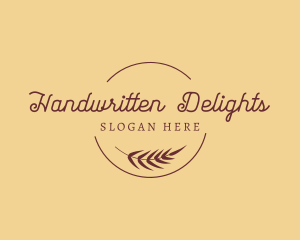 Premium Elegant Handwritten logo design