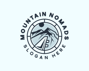 Mountain Airline Plane logo design