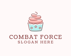 Dainty Cupcake Dessert logo