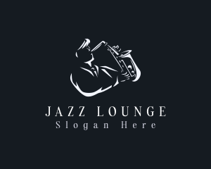 Jazz Saxophone Musician logo