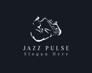 Jazz Saxophone Musician logo