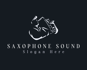 Jazz Saxophone Musician logo