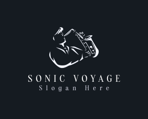 Jazz Saxophone Musician logo